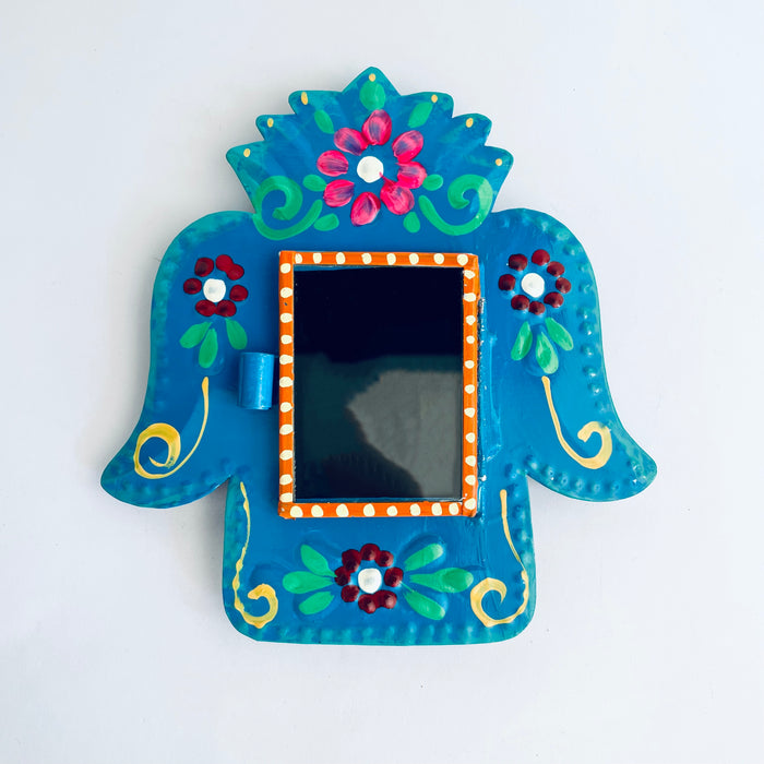 Hand-Painted Tinplate Shadow Box - Nicho