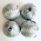 Palm Fiber Ornamental Sphere - Silver