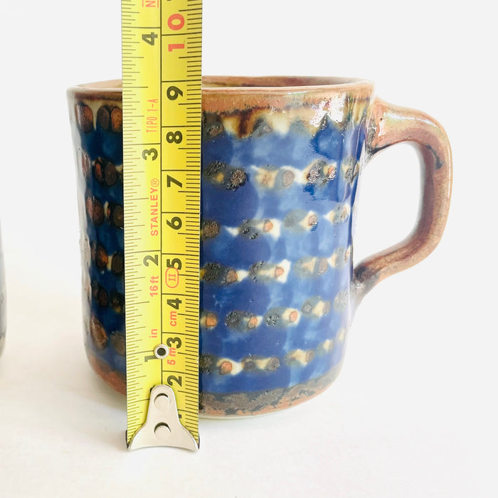 Tonalá Stoneware Mugs - Cobalt Blue - Set of 2