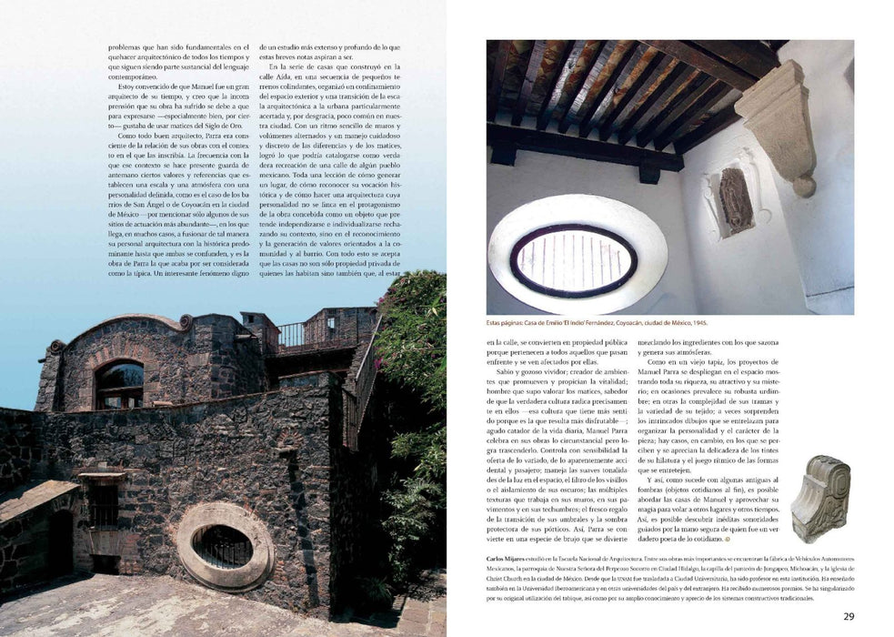 Manuel Parra, Architect - Artes de México