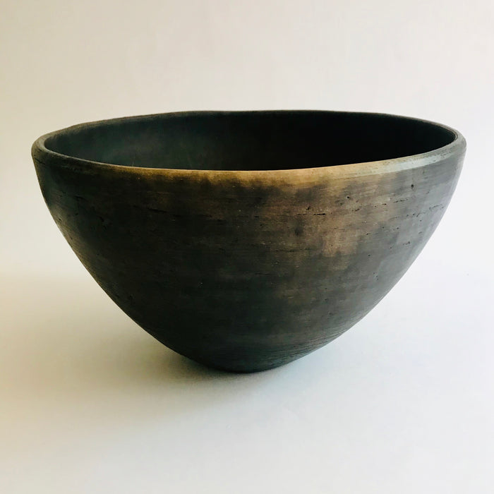 Copy of Smoked Clay Salad Bowl - Large - Old photos