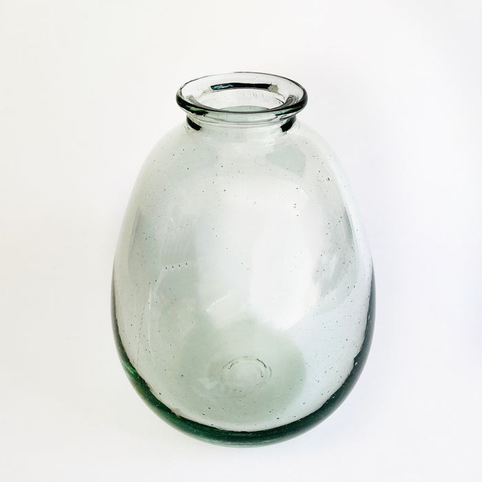 Blown Glass Vase - Clear