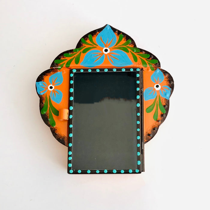 Hand-Painted Tinplate Shadow Box - Nicho