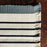 Striped Placemats - Off White with Mustard & Gray - Handmade on Pedal Loom - Set of 4