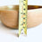 Burnished Clay Leaf Salsa Bowl - Tan