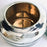Blown Glass Candleholders - Silver - Set of 2
