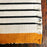 Striped Placemats - Off White with Mustard & Gray - Handmade on Pedal Loom - Set of 4
